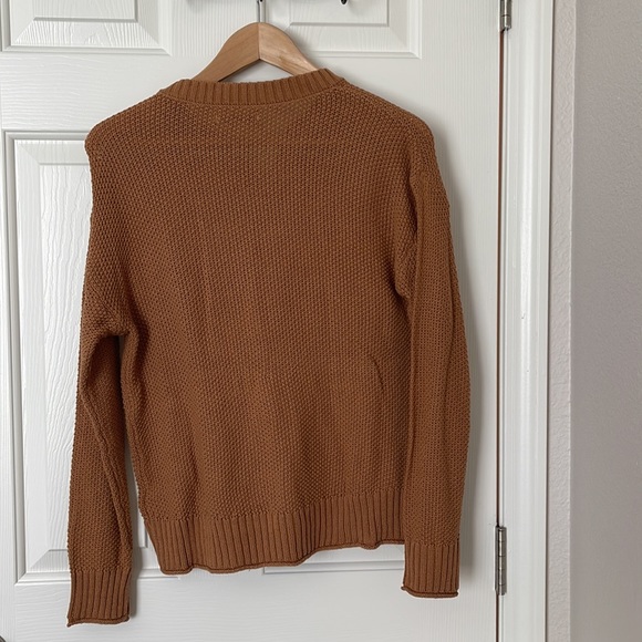 AE OVERSIZED HENLEY PULLOVER SWEATER - Picture 3 of 3